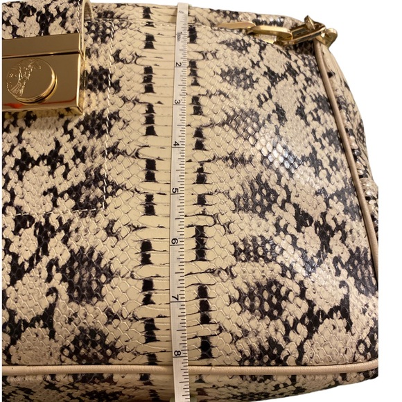 Versace Collection Chain Handle Snake Embossed Leather Shoulder Bag, NWT $700 - Picture 13 of 16